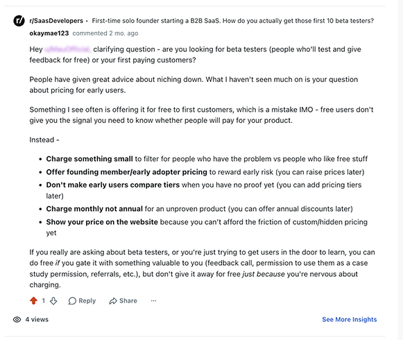 Reddit advice example 8